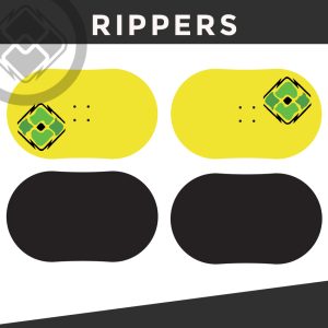 Dual Yellow Black Rippers